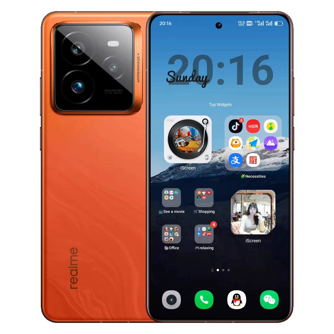 Студенческий умный мобильный телефон, realme