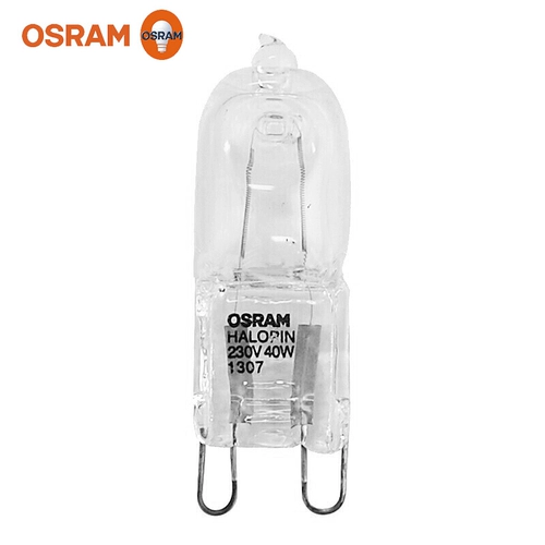 Osram, галогенная настольная лампа, светильник, бра, прозрачная люстра, лампочка, 230v, 25W, 40W
