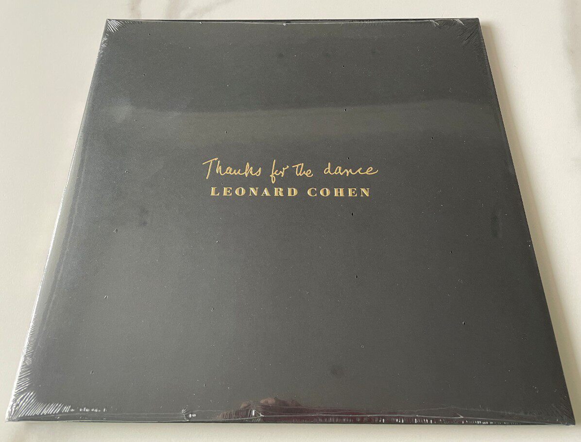 Spot Cohn Leonard Cohen Thanks for the Dance Black Gel Record LP New