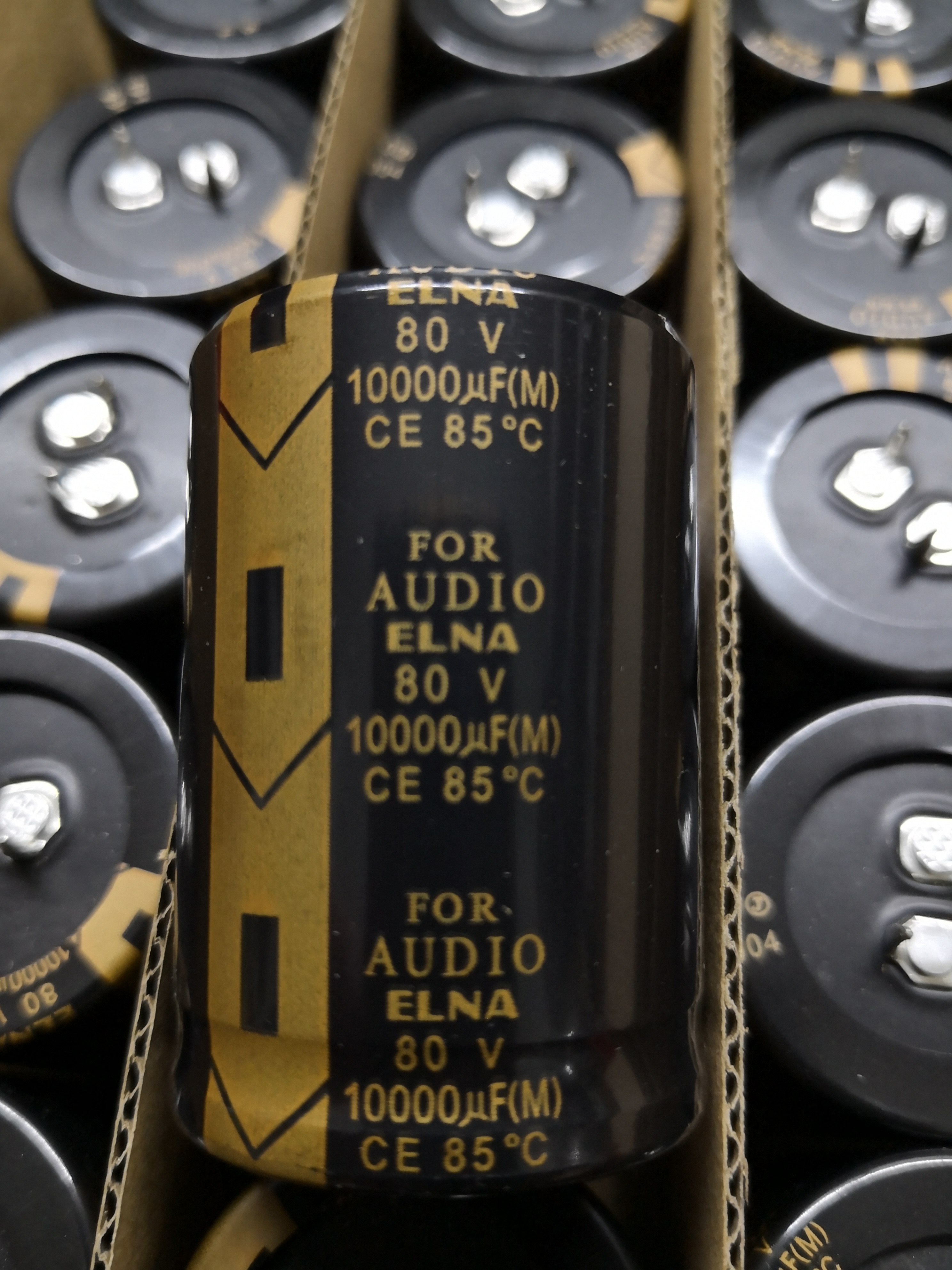 ELNA FOR AUDIO 10000uF 80V Ina Audio Fever Sound Electrolytic Capacitor