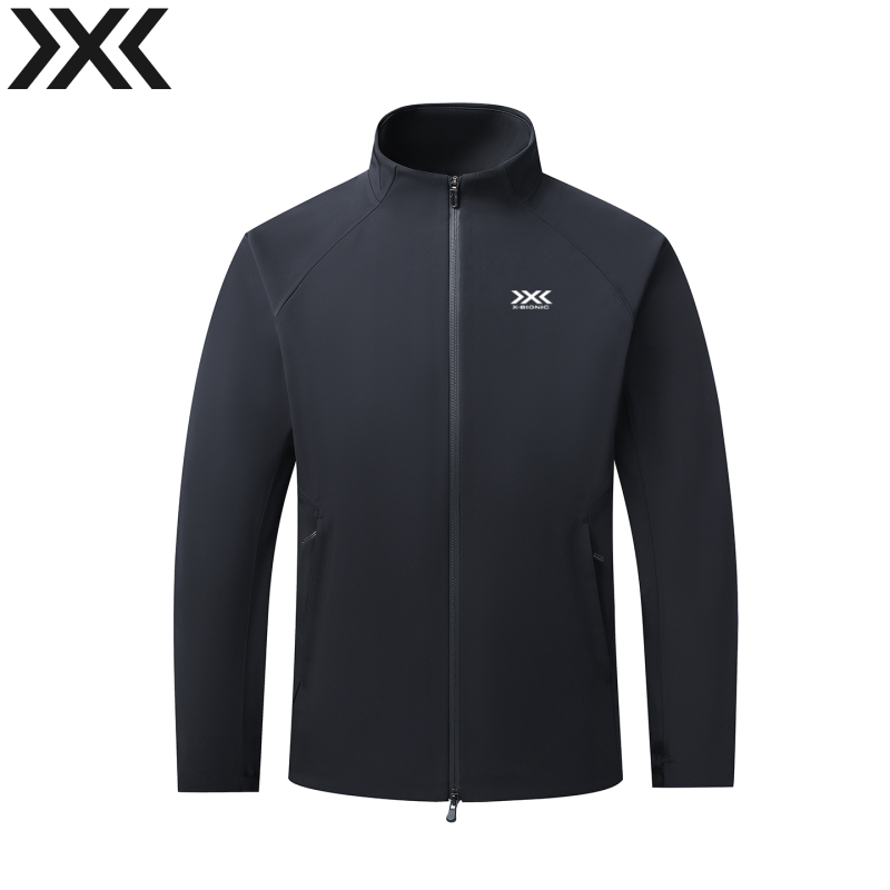X-Bionic Men's Outdoor Soft Shell Jacket Spring and Autumn Stand Collar Zipper Sports Jacket Lightweight Warm Jacket X-Bionic Men's Outdoor Soft Shell Jacket Spring and Autumn Stand Collar Zipper Sports Jacket Lightweight Warm Jacket