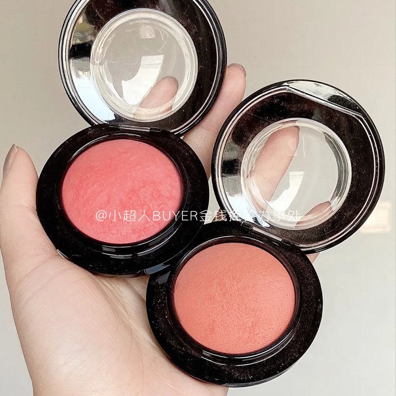 MAC charm mineral blush melba mocha peaches raizin pinch me gingerly