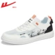 387Z White and Black - Большая сетчатая национальная тенденция обуви