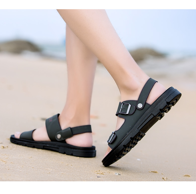 Tongs homme en Cuir artificiel - Ref 3449548 Image 19