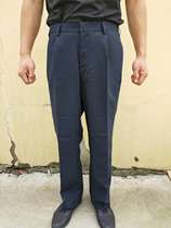 Men's Suit Pants Reiki A Navy Summer Pants Men's Suit Summer Pants with Butt Pocket