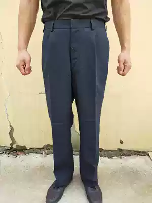 Men's suit pants Reiki A navy summer pants Men's suit summer pants with fart pocket