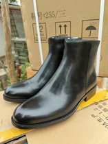 Golden monkey produced meritorious fur shoes mens winter wool cold protection short boots general officer fur shoes