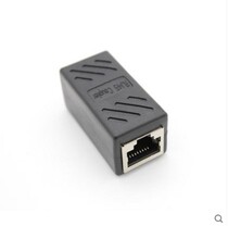 RJ45 network cable connector butt head Network port double head straight head Module network cable extension butt head Extension head