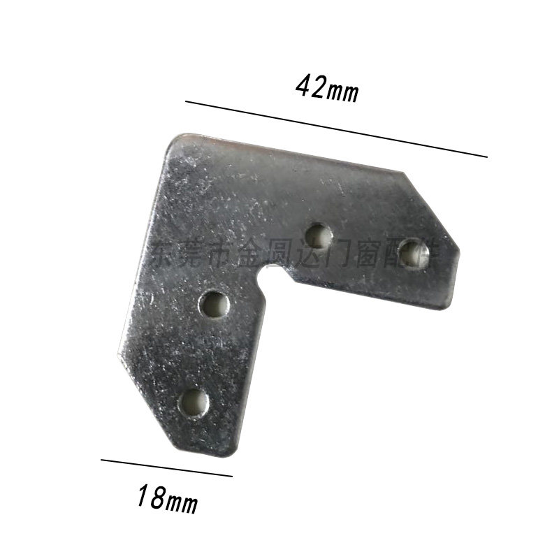 Mosquito Screens Corner Code Gold Steel Window Screen Sheet Yarn Fixed Iron Corner Four Holes Zinc Iron Window Triangle Iron 1 8 Gauze Iron Sheet Iron