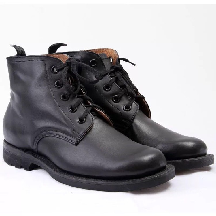 Stock 6 inch Bull Leather Boots 87 Ships Leather Boots Leather Boots Water Soldiers Submarine Shoes Bull Leather Boots High Cylinder Boots