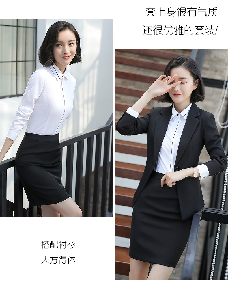 Quần áo chuyên nghiệp màu đen nhỏ phù hợp với áo khoác nữ 2018 mùa thu mới thời trang ngắn mỏng Slim ol phù hợp với phụ nữ vest kẻ nữ