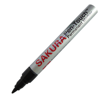 Japanese brand SAKURA cherry blossom Pen-Touch oily marker XPK single head can be inked with black blue red