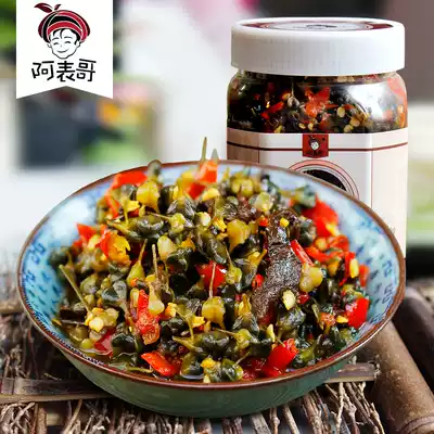 Yunnan specialty leek flower dried bacilli Pickles 450g Pickles under meal Pickles Pickles