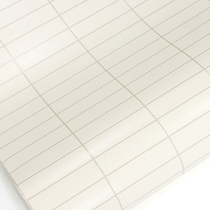 Self-adhesive thickened imitation tile wallpaper waterproof and oil-proof wall sticker cream kitchen renovation renovation milk white striped brick wallpaper