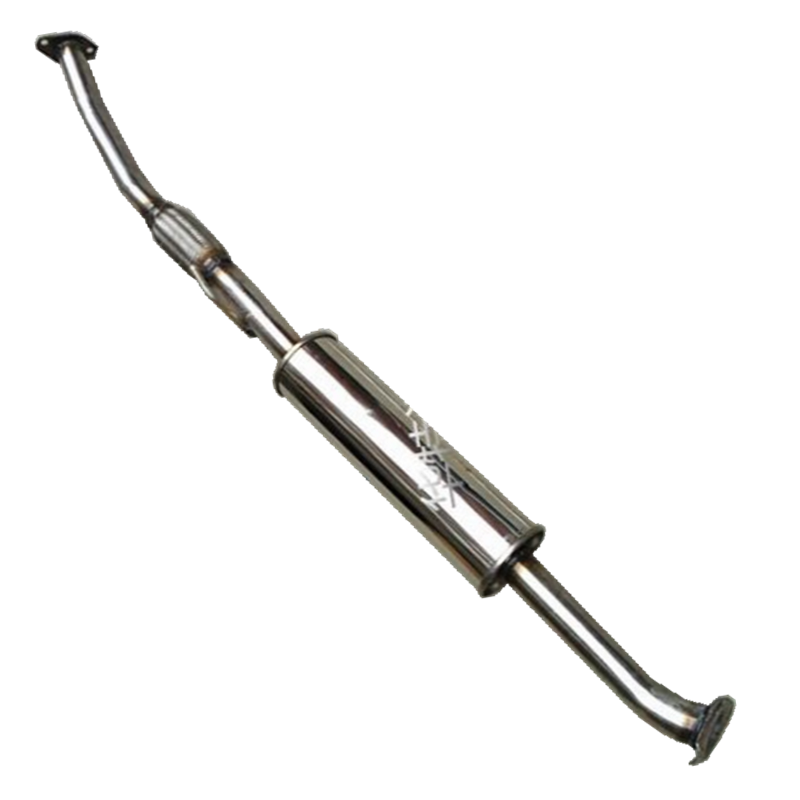 Five-ryings macro-light exhaust pipe midsection silencer stainless steel silencers original position double layer thickened feeding connector cushion