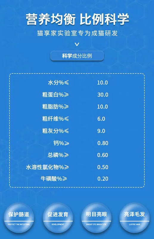 Mèo thưởng thức thức ăn cho mèo hơn 12 tháng vào gói dùng thử thức ăn cho mèo miễn phí gói nhỏ 150g muối cao protein thấp - Cat Staples