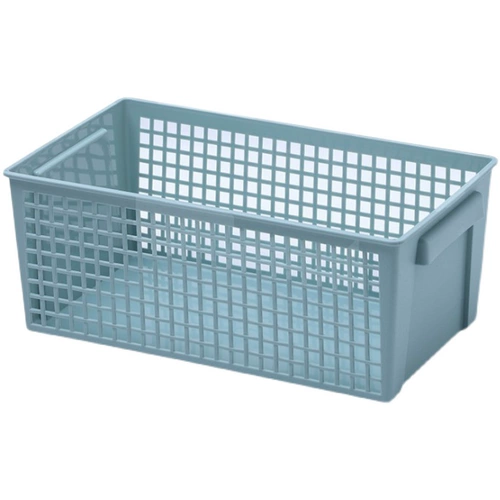 Настольная портативная корзина для хранения, прямоугольная пластиковая коробочка для хранения