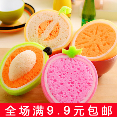 Fruit Thickened Sponge PEPPERS Vigorously Decontamination Dishcloth Scrub Dishwashcloth Clean To Oil Stain Deity