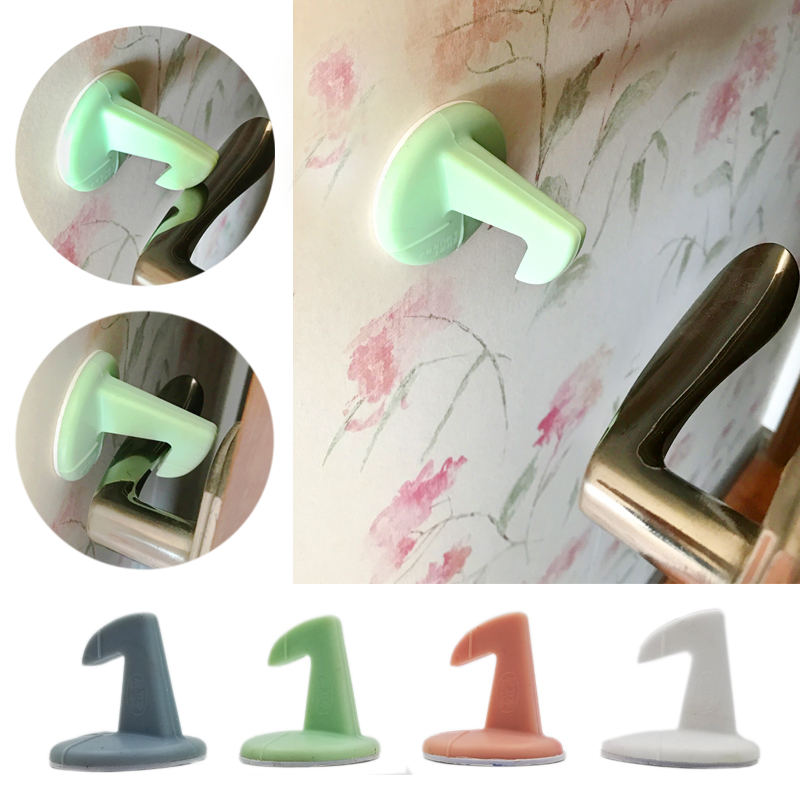 Home Guard Net Silicone Door Suction Door Touch Dressing Room Wall Suction Free Punch Door Blocking Door Top Gear Door Hook Cushion cushion Anti-collision cushion