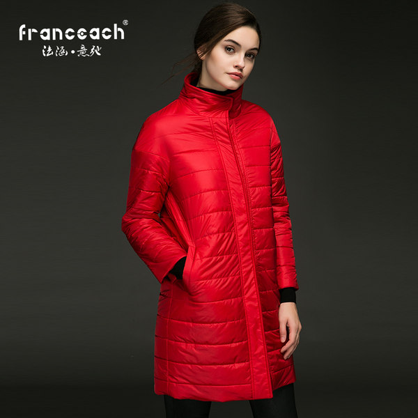 Franceach 法涵·意弛 两面可穿 女式羊毛呢大衣 双重优惠后￥295.12包邮 多色可选