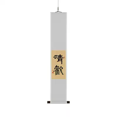 Insect two calligraphy and painting new Chinese living room study Zen left white framed calligraphy and painting tea room custom mounted white hanging painting