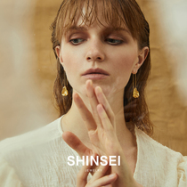 HeyJewel original design fashion trend carved ear line drop earrings personality long earrings S925 texture earrings