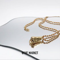 HeyJewel Original design GYVE MARKET Nose Sterling silver necklace Hip hop creative niche design necklace