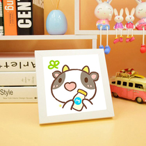 Zodiac student 2021 new style own handmade small piece cross stitch small picture beginner simple novice child