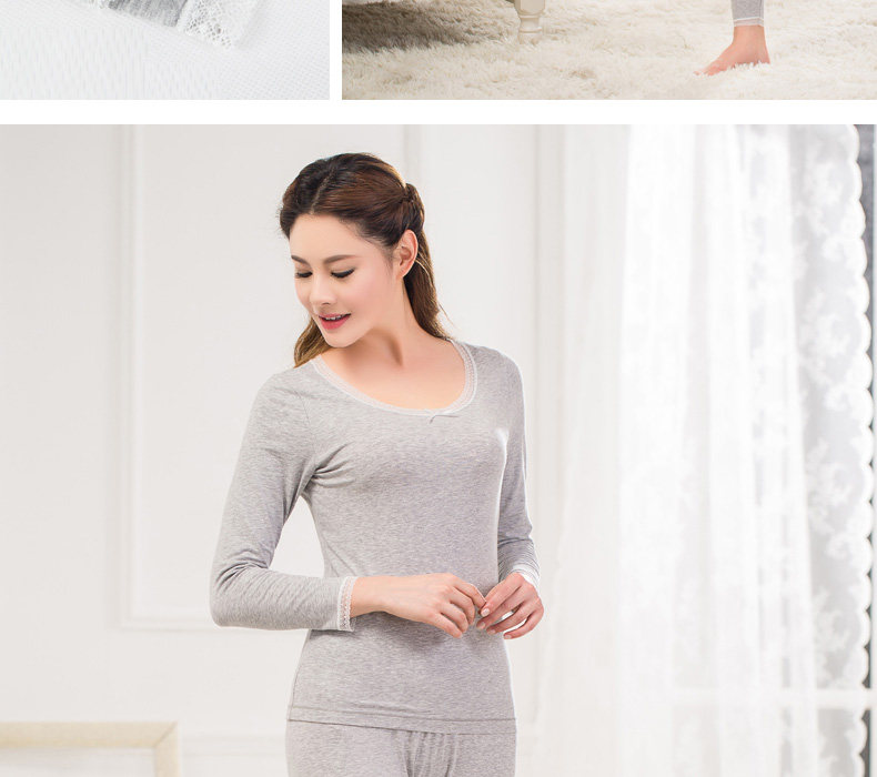 Sous-vêtement thermo jeunesse simple en coton - Ref 750919 Image 16