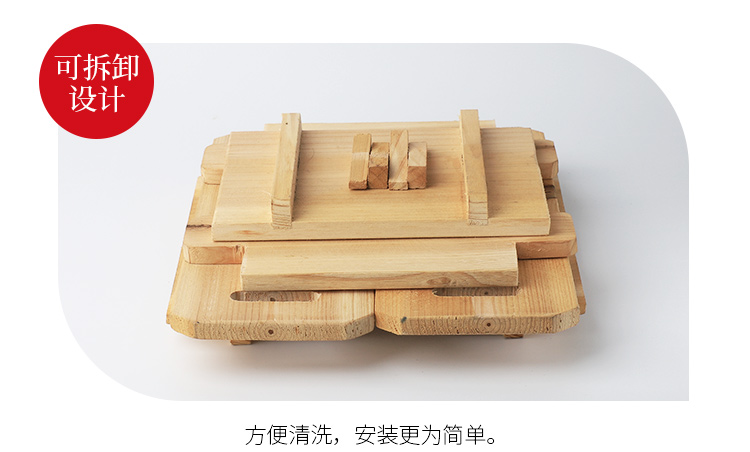 Đậu phụ bằng gỗ khuôn gia đình tự chế đậu phụ đậu hũ khuôn dụng cụ gia đình ép đậu phụ khuôn hộp - Tự làm khuôn nướng khuôn làm nến