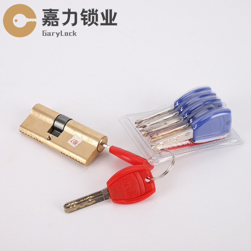 Security door lock core full copper ab grade pure copper inner core universal home engineering entrance door double-sided old door core