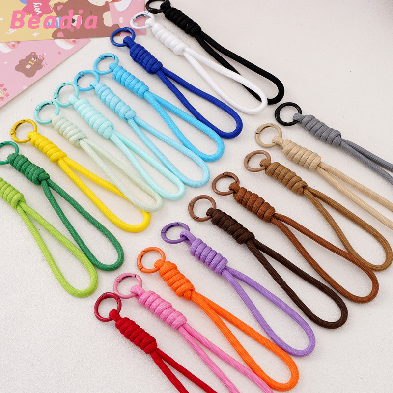Dopamine Paracord Keychain Pendant DIY Handmade Braided Rope Lanyard Phone Chain Bag Hanging Material Accessories Dopamine Paracord Keychain Pendant DIY Handmade Braided Rope Lanyard Phone Chain Bag Hanging Material Accessories