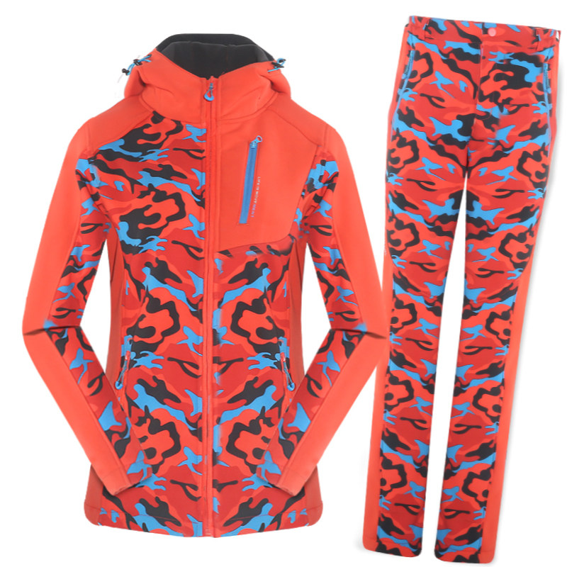 Foot Assault Suit Suit Women Camouflak Women Dress Sportswear Mountaineering Clothes Coats Women Windproof Outdoor Pants Casual