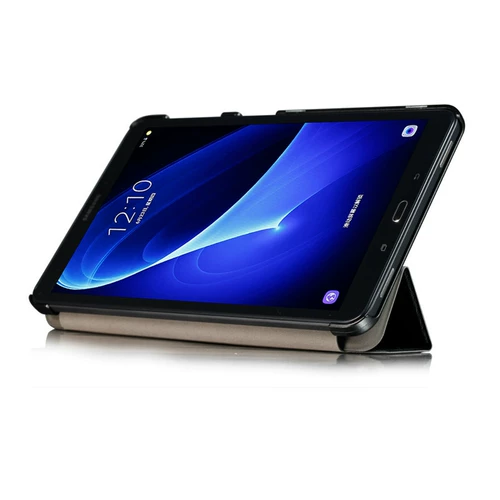 Применимый 2016 Samsung Galaxy Tab A 10,1-дюймовая SM-T580/T585 Flat Leather Case Case Case