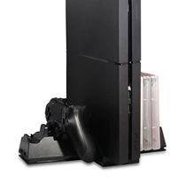 PS4 PRO xử lý bộ sạc kép máy chủ giữ mát đĩa cơ sở bộ sạc thẳng đứng TP4-837 - PS kết hợp cáp sạc samsung chính hãng