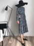 Mùa thu 2018 mới của phụ nữ phiên bản Hàn Quốc của đầm voan nữ khí chất eo hoa là váy xếp li mỏng váy yếm dài qua gối