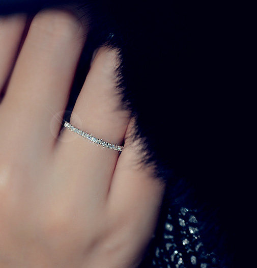 Bague Femme en Alliage argent plaque plaque or - Ref 3087350 Image 5