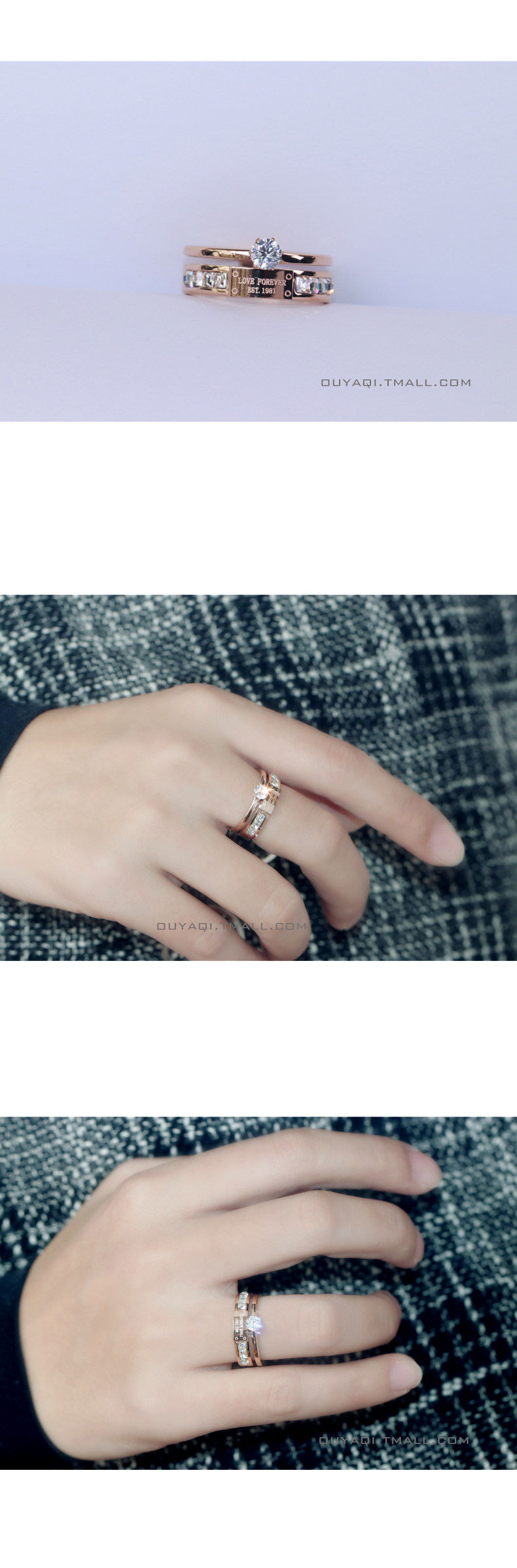 Bague Femme en Acier au titane - Ref 3087709 Image 10