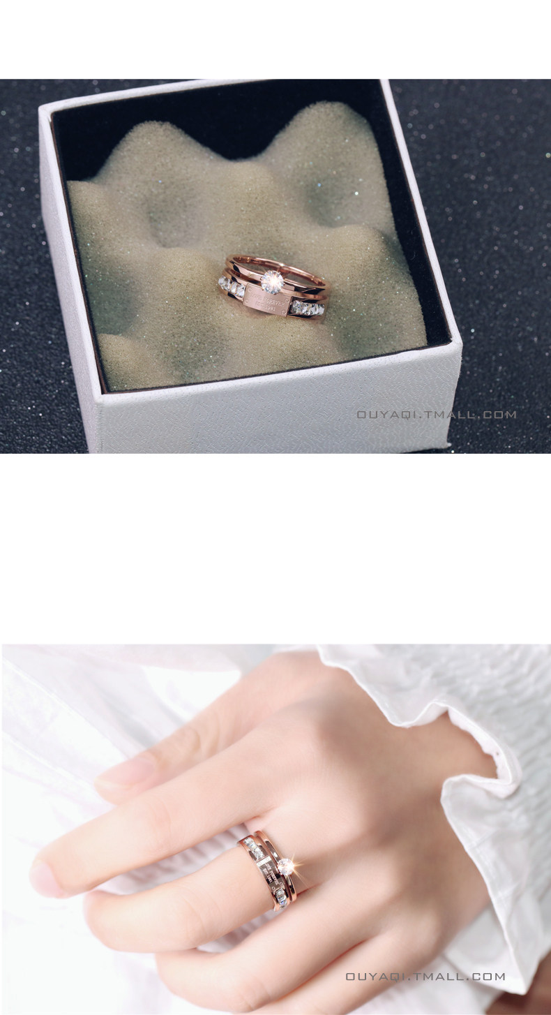 Bague Femme en Acier au titane - Ref 3087709 Image 12