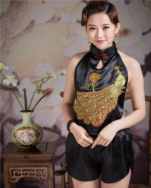 Trang phục biểu diễn thường niên của nam giới Trang phục cổ điển XL dành cho người lớn Apron Lady Couple Apron bộ đồ nữ đùi lụa đẹp