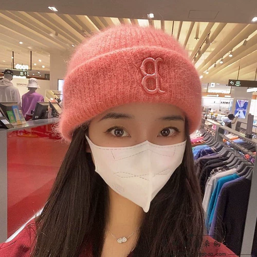 Корейская шляпа MLB Winter NY Yanji Команда Письмо, кролика, кроличья нагревание, шляпа, шляпа, холодная шляпа 3abnmf226