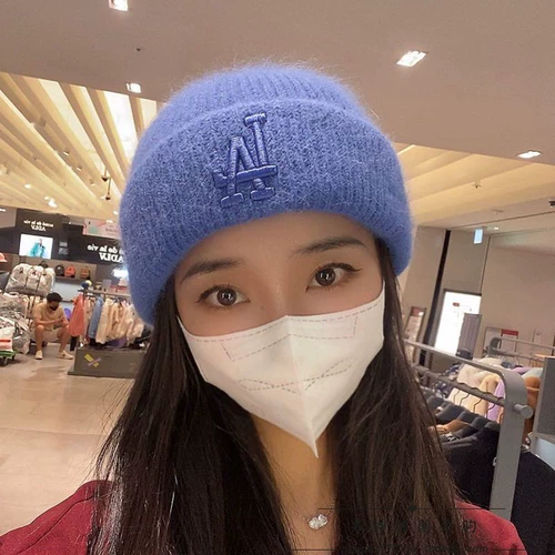 Корейская шляпа MLB Winter NY Yanji Команда Письмо, кролика, кроличья нагревание, шляпа, шляпа, холодная шляпа 3abnmf226