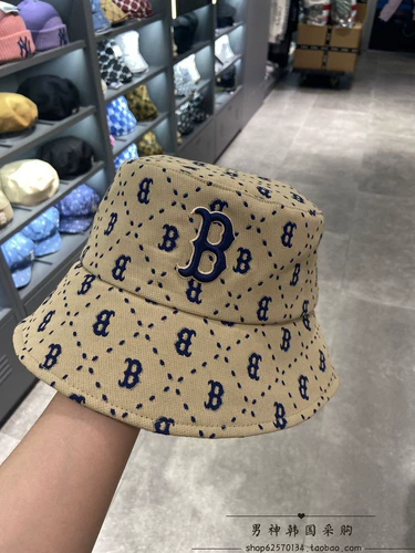 Корейская шляпа MLB Hat Embroidery NY Письма Манбиабанг базовая команда Laohua Fisherman Hats Sunscreen Sunscreen Мужские и женские шляпы бассейна