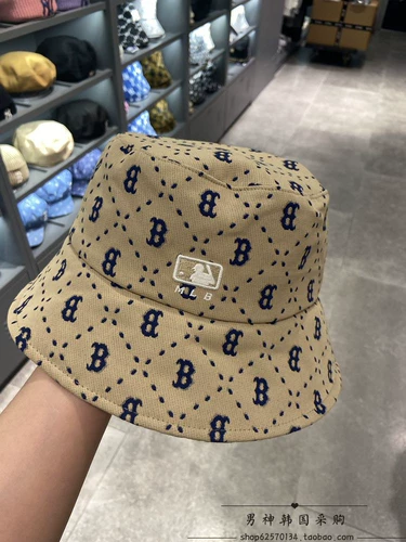 Корейская шляпа MLB Hat Embroidery NY Письма Манбиабанг базовая команда Laohua Fisherman Hats Sunscreen Sunscreen Мужские и женские шляпы бассейна
