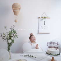 Awensy love homemade ins baby 100 days old commemorative name birthday pictorial poster