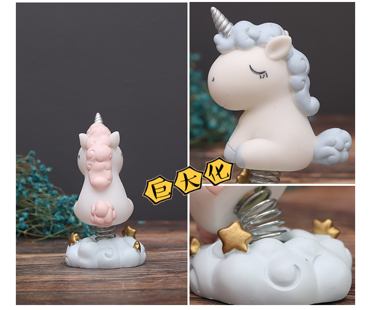 Ins Unicorn Xe Trang trí Sáng tạo Đêm Ánh sáng Trang trí phòng Cô gái Trái tim Quà tặng Sinh nhật Cô gái Thực tế đồ trang trí dcor giá rẻ