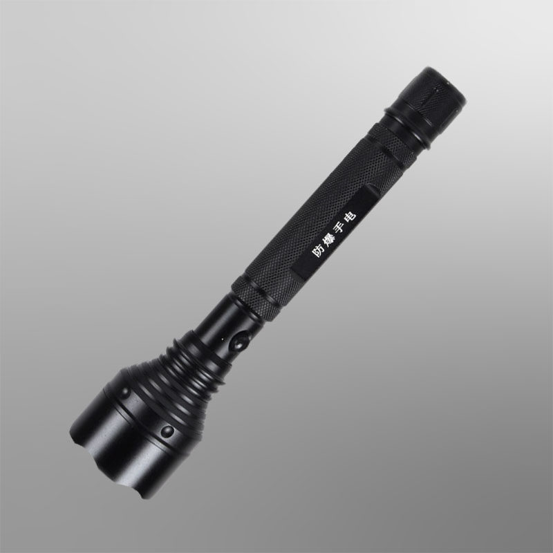 Lengthened CREE glare flashlight spotlight waterproof rechargeable security patrol long-range dimming flashlight outdoor