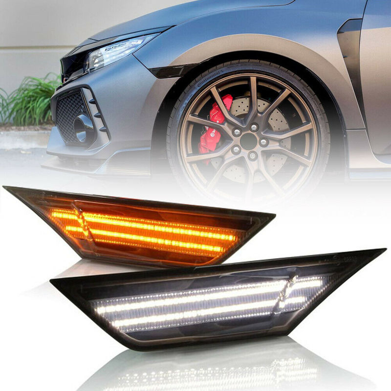 Suitable for the 10Th Generation Civic Fender Lights, Side Lights, Led Sequential Turn Signals, Width Indicator Lights, Daytime Running Lights Modification