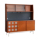 Xiaowan Furniture буфет из цельного дерева среднего возраста, встроенный настенный шкаф для чая из каменной плиты, ретро-шкафчик для хранения, высокий шкаф mini 4