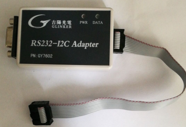 GY7601 GY7602 GY7604 RS232 to I2C interface adapter (1-4ch I2C